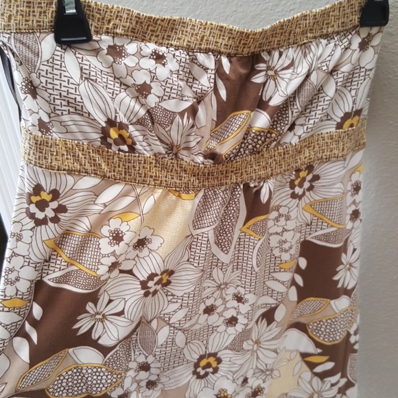 Hawaiian print tube dress Loft - Picture 3 of 4